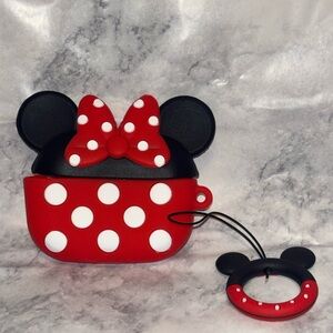 Cute Minnie Mouse AirPod case for AIRPOD PRO with keychain